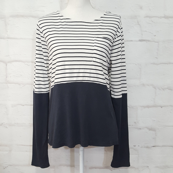 Anthropologie Tops - Anthropologie Eri + Ali Long Sleeve Striped Shirt